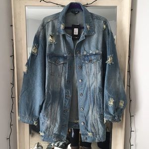 Distressed Jean Jacket